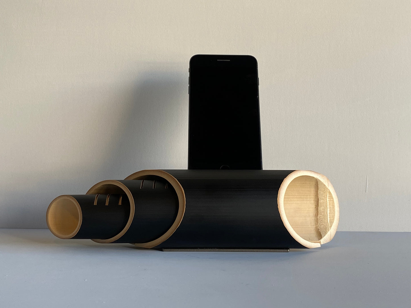 i3booo|竹製パッシブスピーカー(Black)