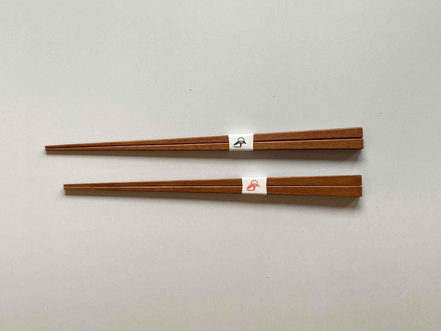 京 嵯峨四角摺り漆箸 白竹 胡麻竹 紋竹 燻し煤竹(皮なし)