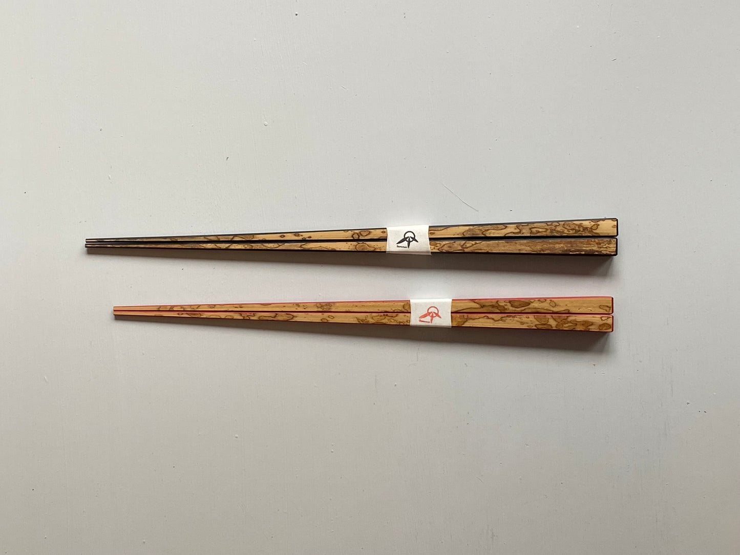本塗り漆箸 白竹 紋竹