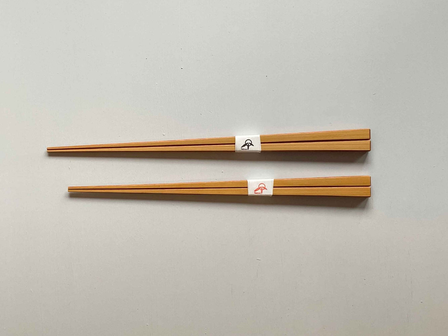 京 嵯峨四角摺り漆箸 白竹 胡麻竹 紋竹 燻し煤竹(皮なし)